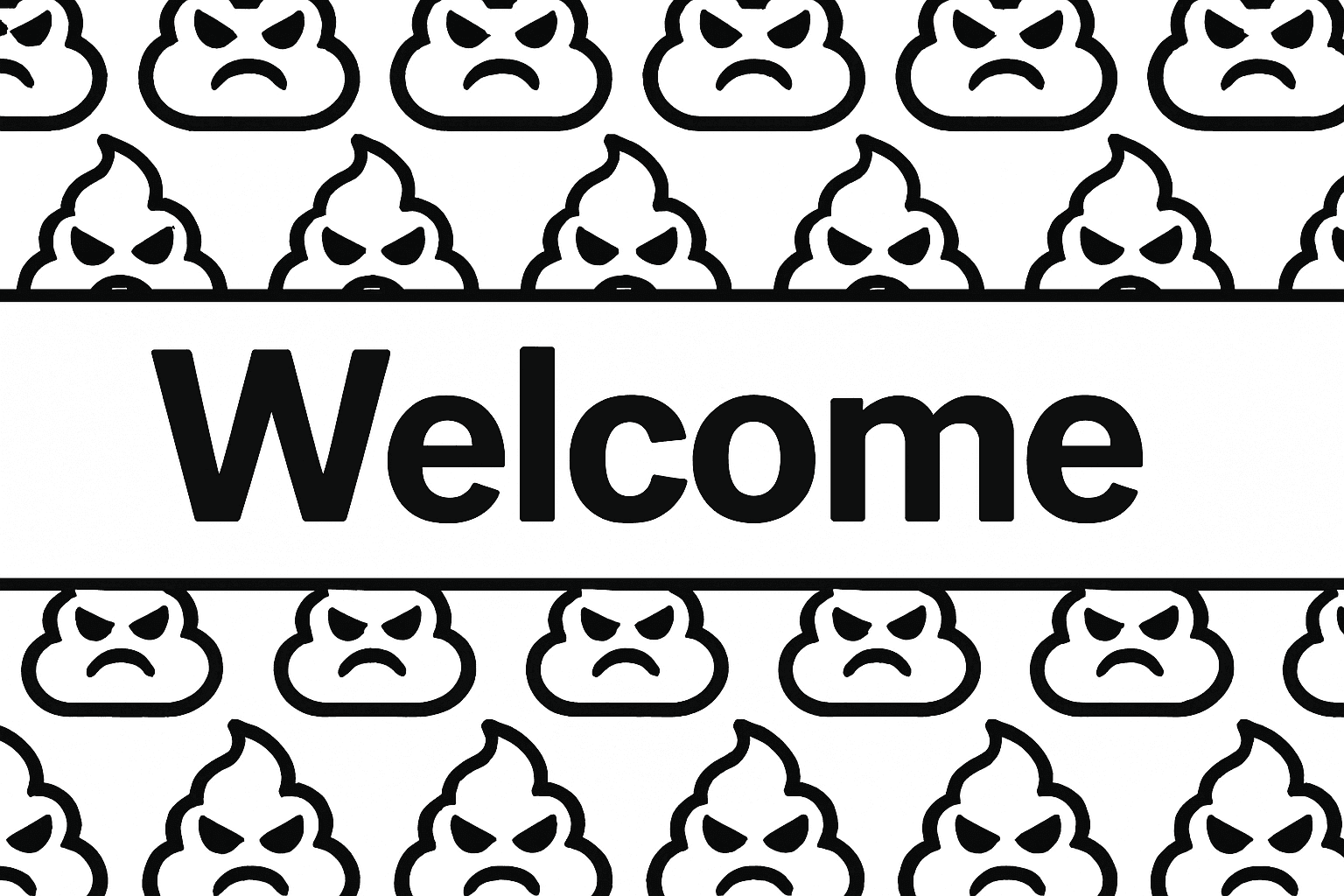 Welcome Banner for Shitty Fucking Blog